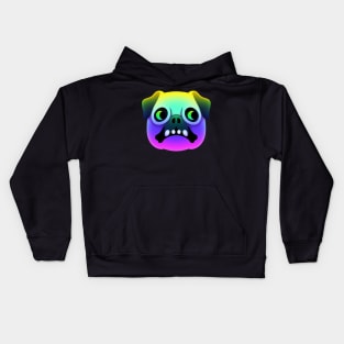 Spooky Pug Halloween Funny Spooky Kids Hoodie